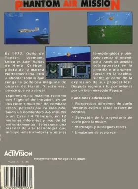 Phantom Air Mission (Europe) box cover back